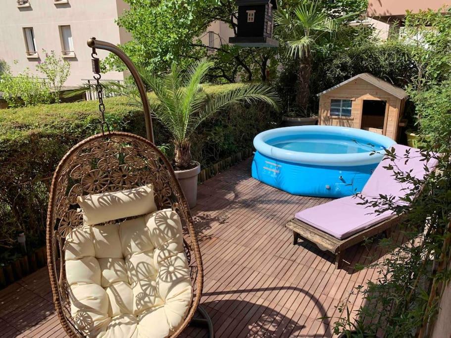 Gare La Part Dieu, Avec Terrasse, Jardin Et Parking Лион Экстерьер фото